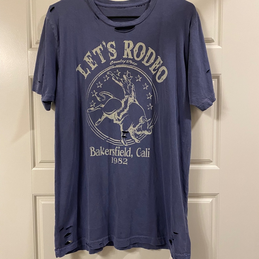 Distressed shirt